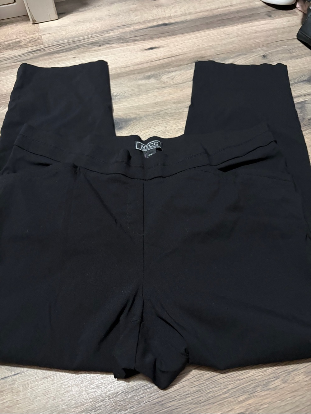 NY&C Black Straight-Leg Women's Trousers